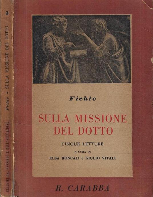 Sulla missione del dotto - copertina