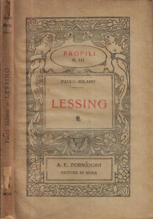 Lessing - Paolo Milano - copertina
