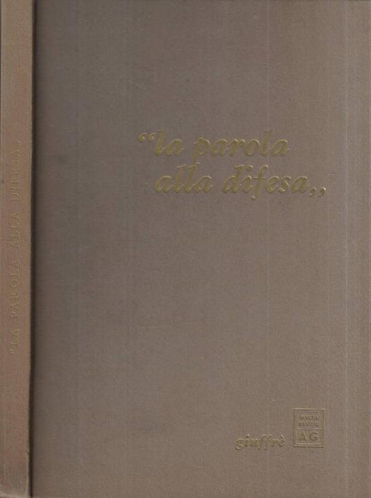 La parola alla difesa - copertina