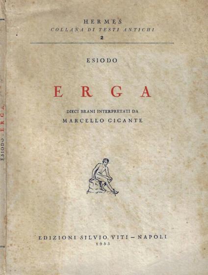 Erga - copertina