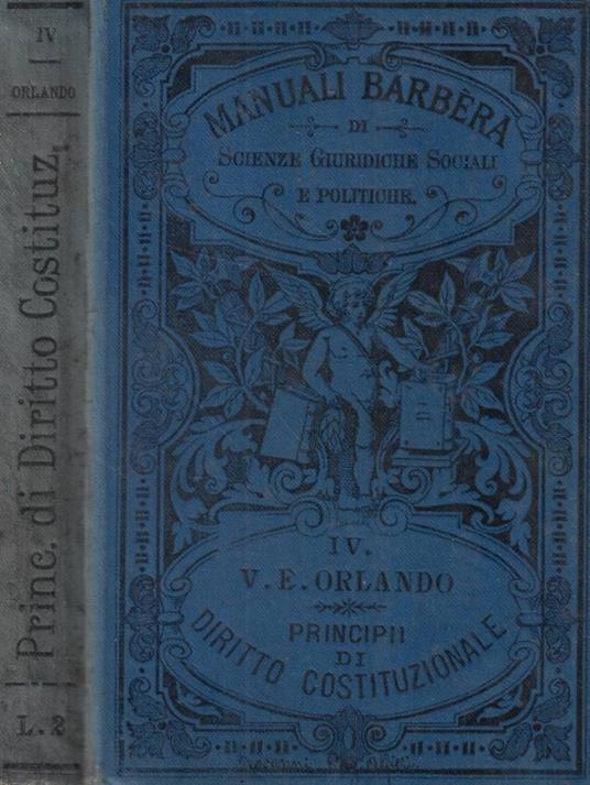 Principii di diritto costituzionale - copertina