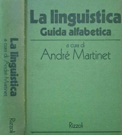 La linguistica - André Martinet - copertina
