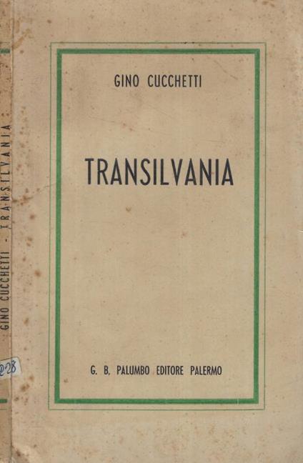 Transilvania - Gino Cucchetti - copertina
