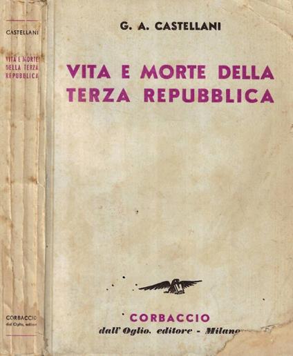 Vita e morte della Terza Repubblica - copertina