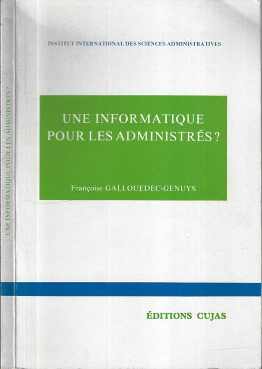 Une informatique pour les administrés? - copertina