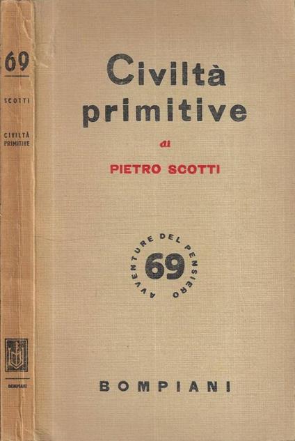 Civiltà primitive - Pietro Scotti - copertina