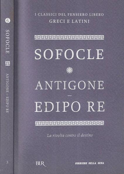 Antigone- Edipo Re - copertina