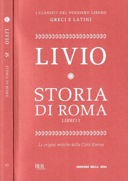 Storia di Roma Libro I - copertina
