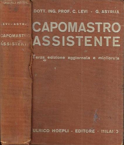 Capomastro assistente - copertina