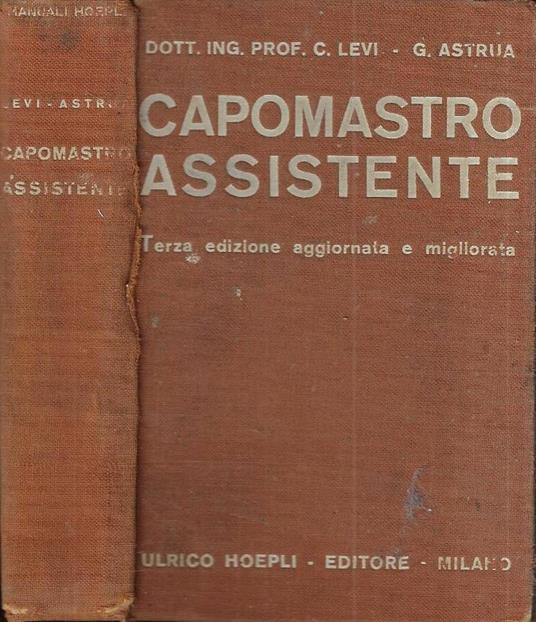 Capomastro assistente - copertina