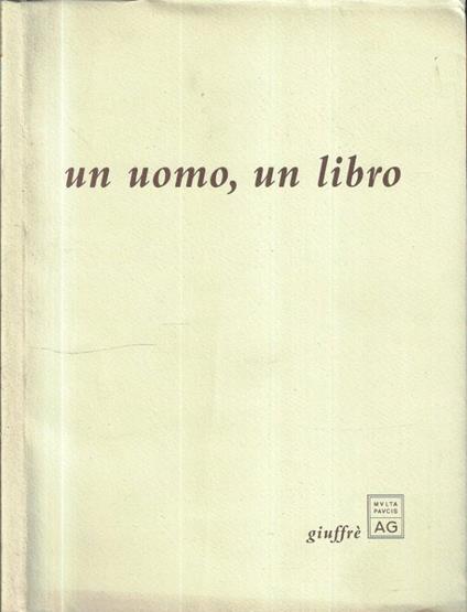 Un uomo, un libro - copertina