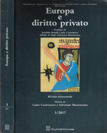 Europa e diritto privato n. 3 - 2017 - copertina