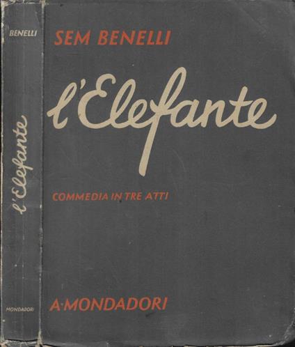 L'Elefante - Sem Benelli - copertina