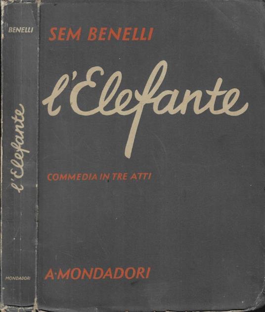 L'Elefante - Sem Benelli - copertina