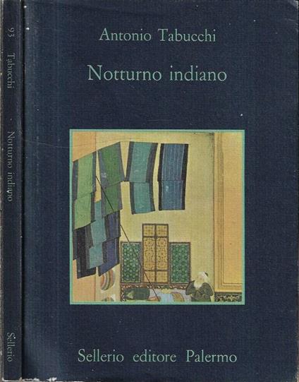 Notturno indiano - Antonio Tabucchi - copertina