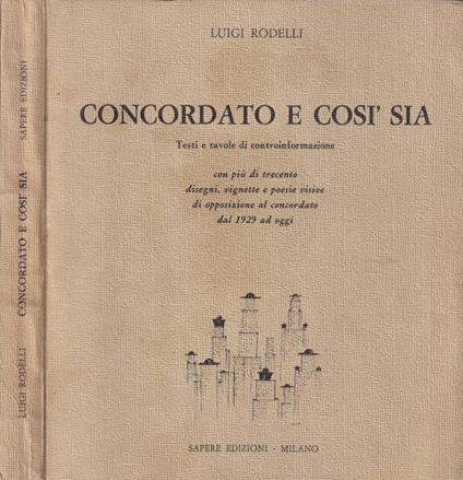Concordato e così sia - copertina