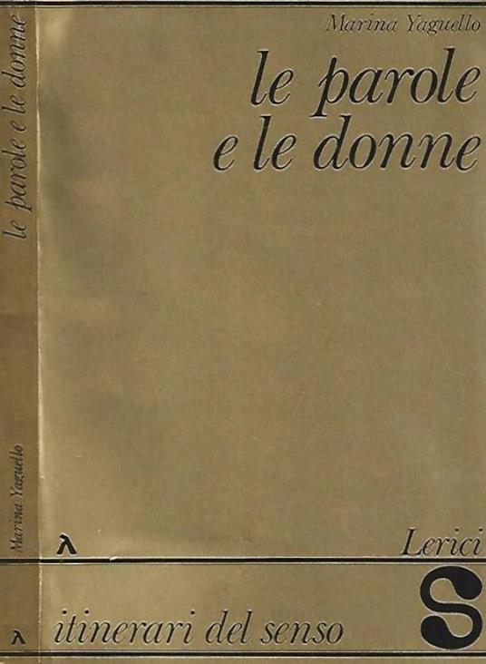 Le parole e le donne - copertina