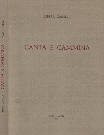 Canta e cammina - copertina