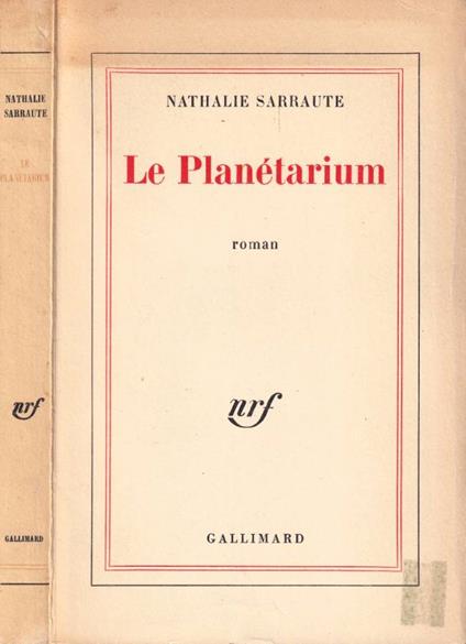 Le planétarium - copertina
