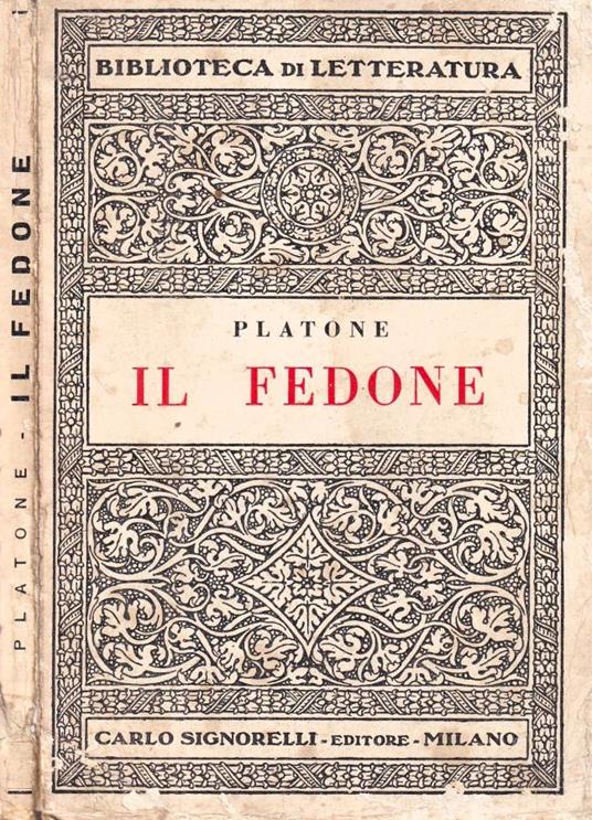 Il fedone - copertina
