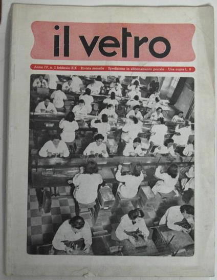Il Vetro. Anno Iv N. 2 - copertina