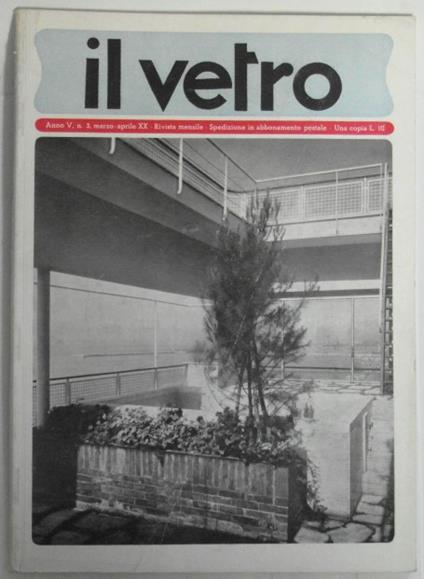Il Vetro. Anno V N. 3 - copertina
