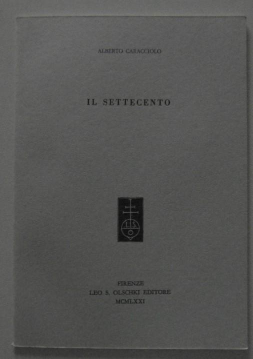 Il Settecento - Alberto Caracciolo - copertina