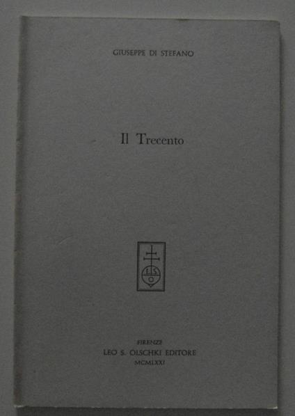 Il Trecento - Giuseppe Di Stefano - copertina