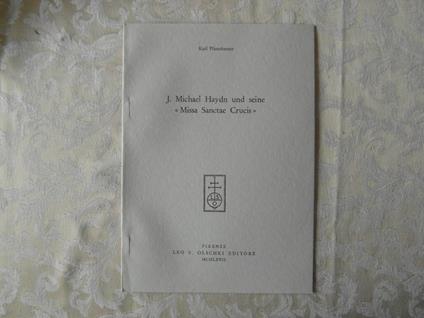 J. MICHAEL HAYDN und seine "MISSA Sanctae CRUCIS" - copertina
