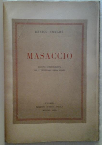 Masaccio - copertina