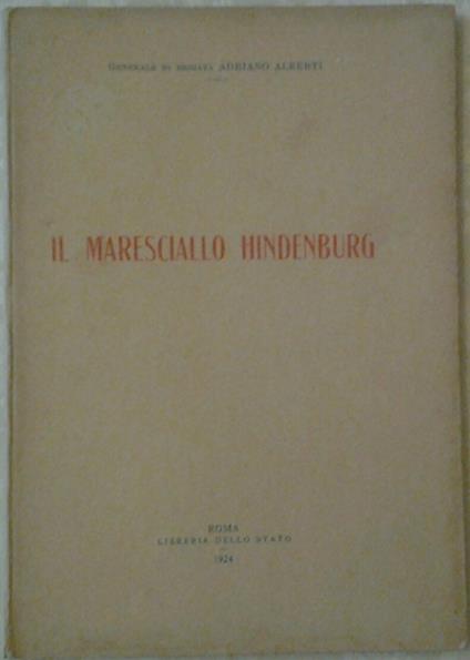 Il Maresciallo Hindenburg - copertina