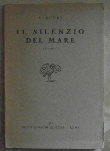 Il Silenzio Del Mare - copertina