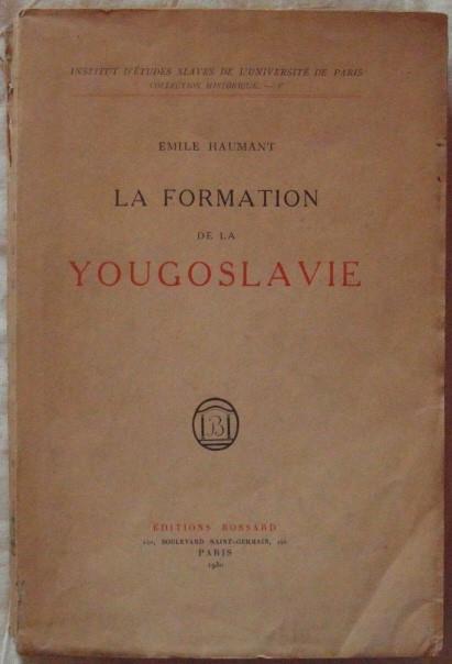 La Formation De La Yougoslavie - copertina