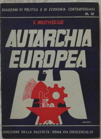 Autarchia Europea - copertina