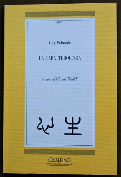 La Caratterologia - Guy Palmade - copertina