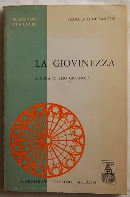 La Giovinezza - Francesco De Sanctis - copertina