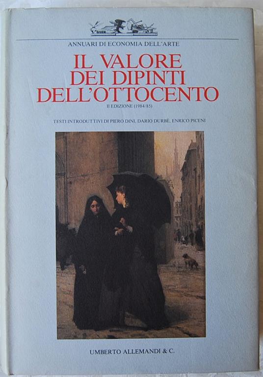 Il Valore Dei Dipinti Dell'Ottocento - copertina