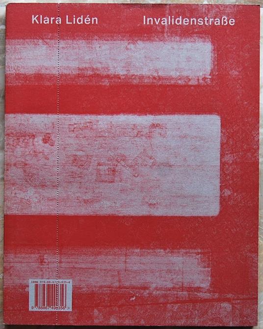 Klara Liden. Invaliden Strasse - copertina