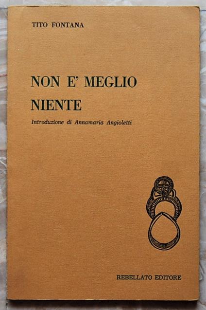 Non È Meglio Niente - copertina