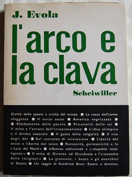 L'Arco E La Clava - Julius Evola - copertina