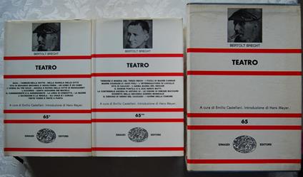 Teatro - Bertolt Brecht - copertina