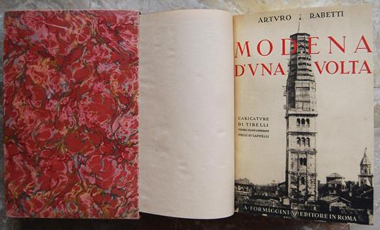 Modena D'Una Volta - Arturo Rabetti - copertina