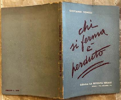 Chi Si Ferma È Perduto - Giovanni Tonelli - copertina