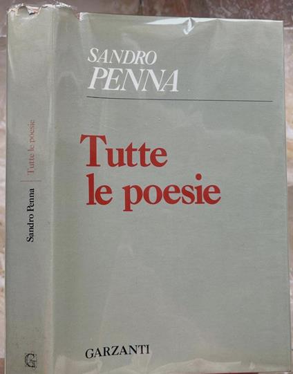 Tutte Le Poesie - Sandro Penna - copertina