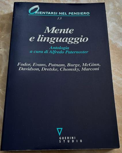 Mente E Linguaggio. Antologia - copertina