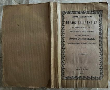 Nuovi Elementi Di Logica Classica - copertina
