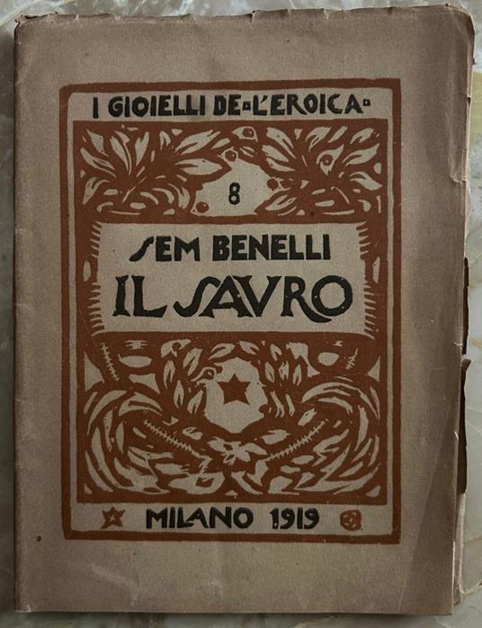 Il Sauro - Sem Benelli - copertina