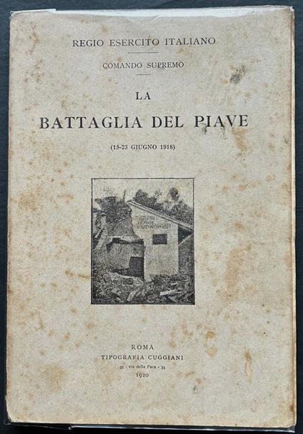 La Battaglia Del Piave - copertina