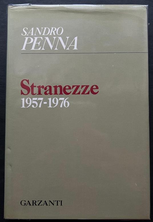Stranezze. 1957 1976 - Sandro Penna - copertina