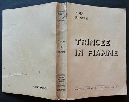 Trincee In Fiamme - copertina